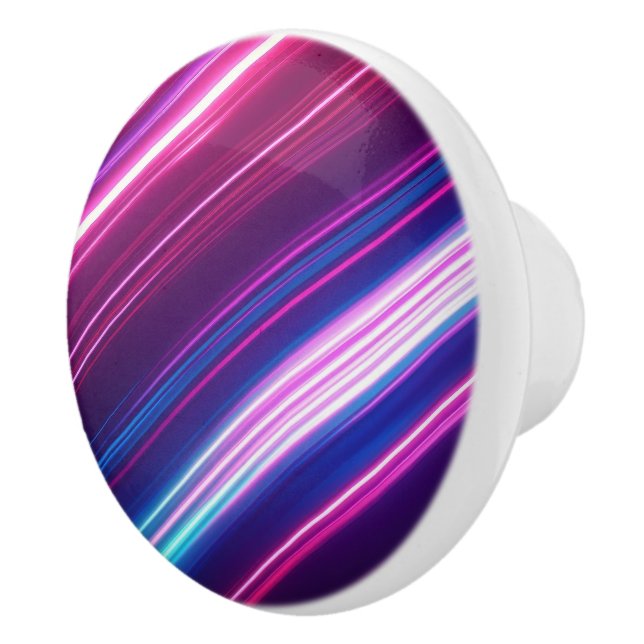 Modern neonstrimmande abstrakt design knopp (Höger)