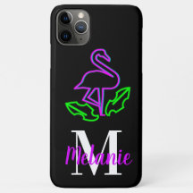Modern neontropisk flamingo lila fluorescerande