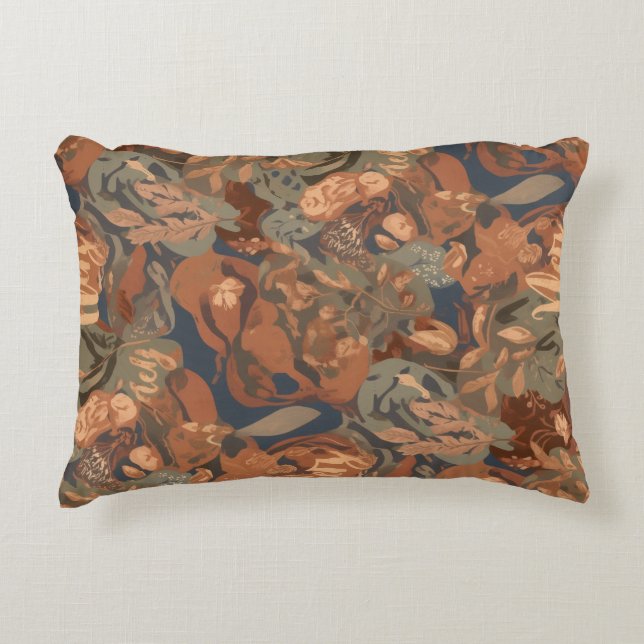 Modern Neutral Checkerboard Pattern | Trendy Home  Prydnadskudde (Framsidan)