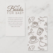 Modern Neutral Kafé Baby Shower