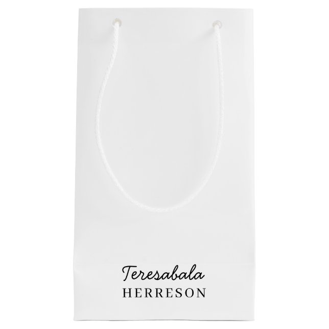 Modern neutral monogramdesign (Framsidan)