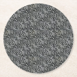Modern neutral underställ underlägg papper rund