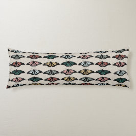 Modern Neutralt Butterflies Garden Mönster Kroppskudde