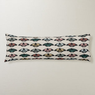 Modern Neutralt Butterflies Garden Mönster Kroppskudde