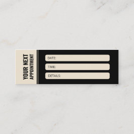 Modern Neutralt för minimalistisk Professionell Mö Mini Visitkort