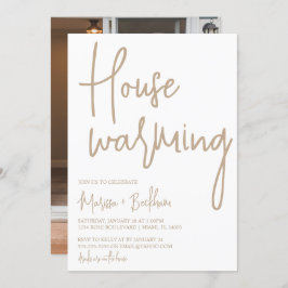 Modern Neutralt - inbjudan till uppvärmning av hus