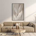 Modern Neutralt Löv Aesthetic Wall Art Art Poster<br><div class="desc">Denna moderna Neutralt Lämnar den estetiska murkonsten är ett underbart val för en neutralt eller för det bohemiska insida. Hitta matchande delar i vår butik för att skapa galleriväggen.</div>