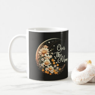 Modern Neutralt över måne Kaffemugg