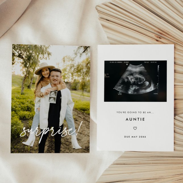Modern New Auntie/Grandföräldrar/Nana Gravid Meddelande (Skapare uppladdad)