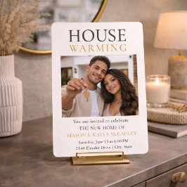 Modern New Home Invitation Inbjudningar