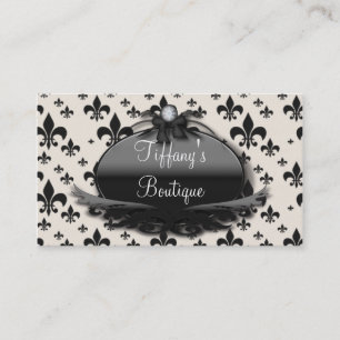 modern New Orleans fransk fleur de lis Visitkort