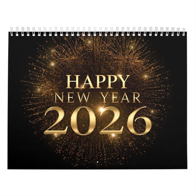 modern new year 2026 wall calendar kalender (Omslag)