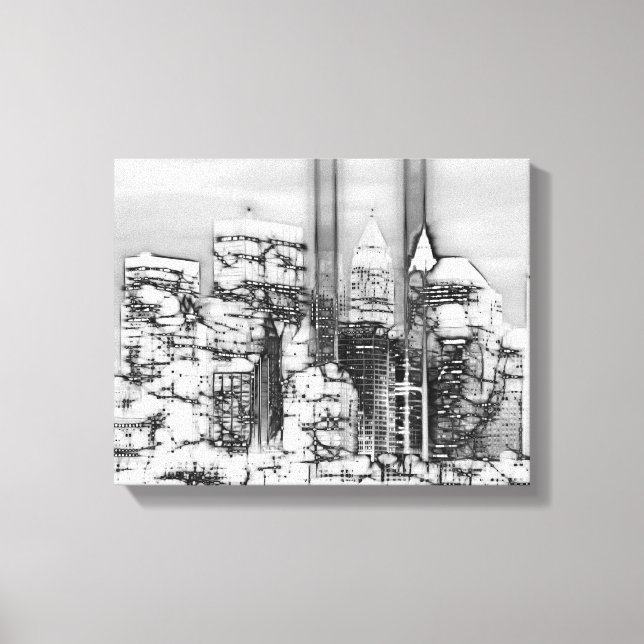 Modern New York City Canvas (Framsida)
