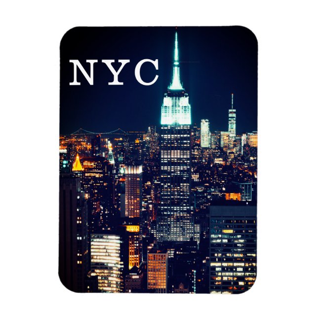 Modern New York City Skyline Magnet (Vertikal)