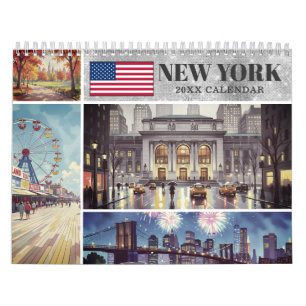 Modern New York USA Kalender