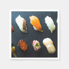 Modern Nigiri Set on Slate – SUSHIMI Collection Pappersservett