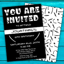 Modern Ninja Kid Krigare Silhuett Födelsedagsfest