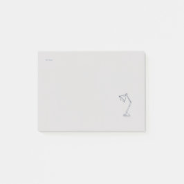 Modern Nocturnal Scholar Estetik/Nattlampa Post-it Block
