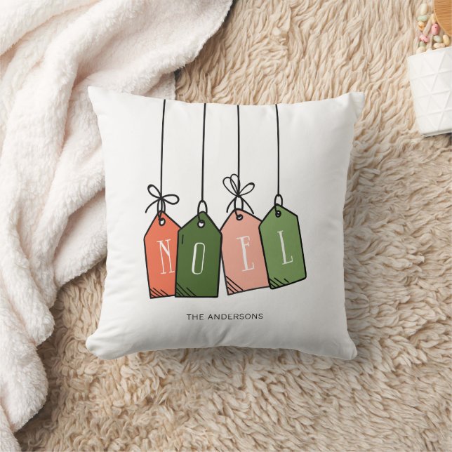 Modern Noel Glad helg Gift Märkre Helgdag Kudde (Filt)