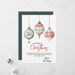 Modern Nordiska Stil-God jul Julkort