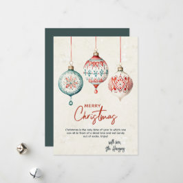 Modern Nordiska Stil-God jul Julkort