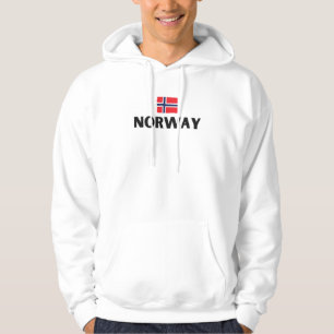 Modern norge skandinavien Flagga Land Souvenir Hoodie