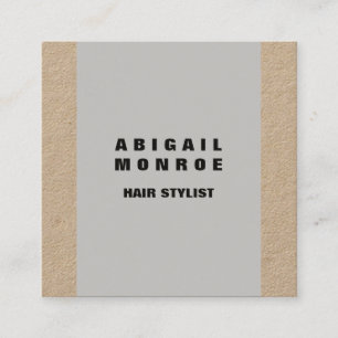 Modern normal minimal Professionell Grått Fyrkantigt Visitkort