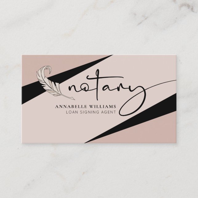 Modern notarius foto QR-kod Visitkort (Framsida)