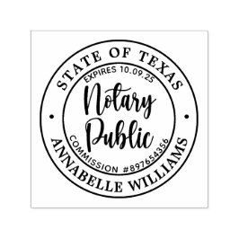 Modern notarius publicus självfärgande stämpel