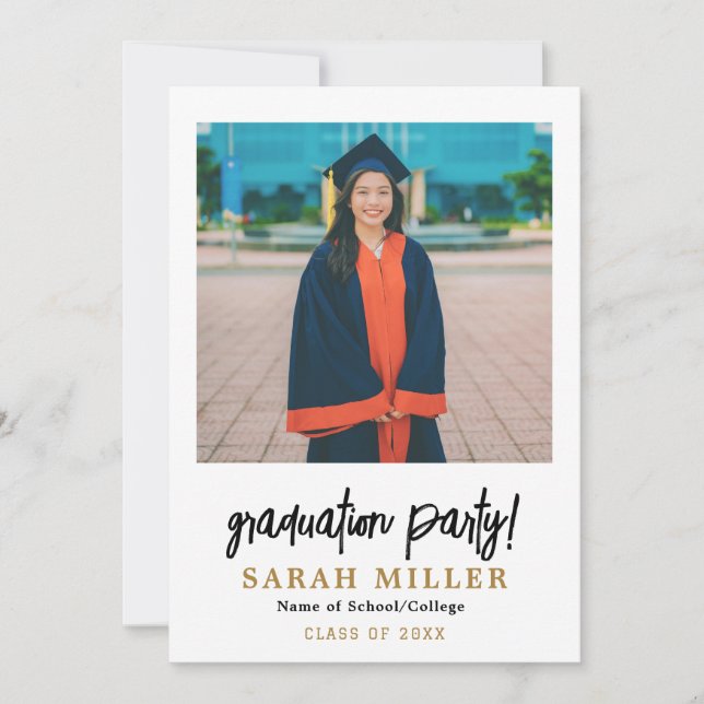 Modern Nouncemen i Student-kapap 2 Photo Studenten Meddelande (Framsida)