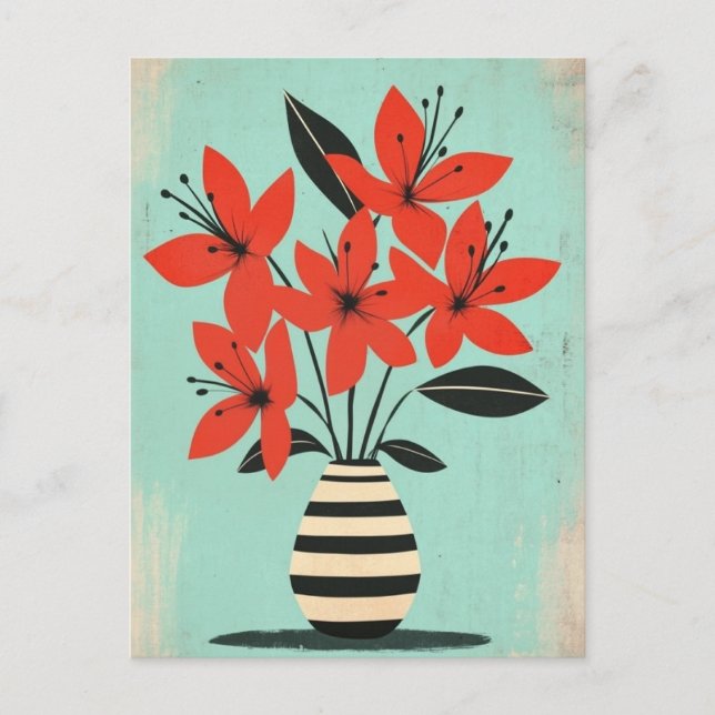 Modern nummer 197 i mitten av århundradet vykort (Framsida)