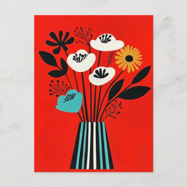 Modern nummer 221 i mitten av århundradet vykort (Framsida)