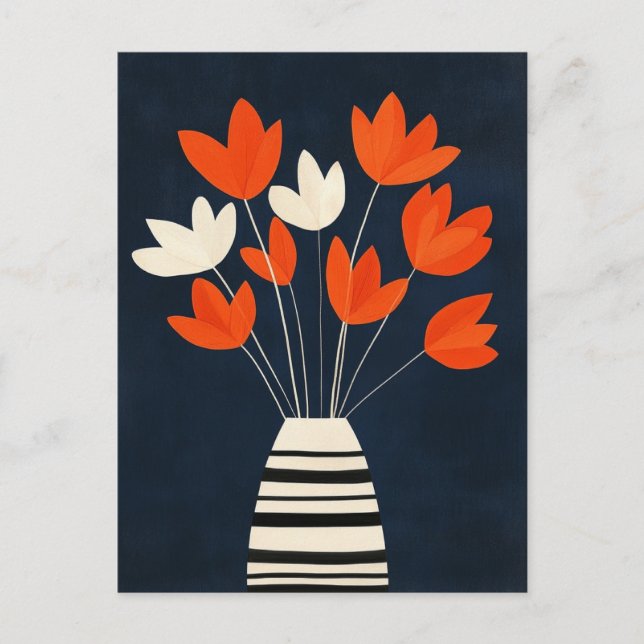 Modern nummer 222 i mitten av århundradet vykort (Framsida)