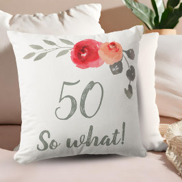 Modern nuny 50, så vilken 50:e Blommigten på födel Kudde
