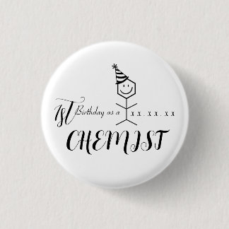 Modern nuny Chemist farmaceut Birthday Chemistry Knapp