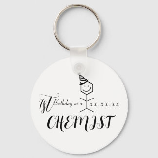 Modern nuny Chemist farmaceut Birthday Chemistry Nyckelring