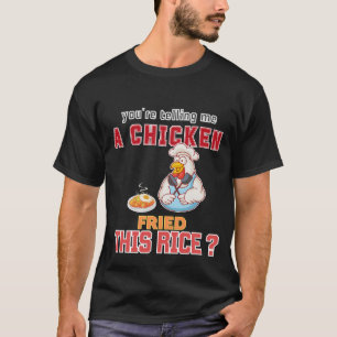 Modern nuny Fried Ris Chicken Illustration T Shirt