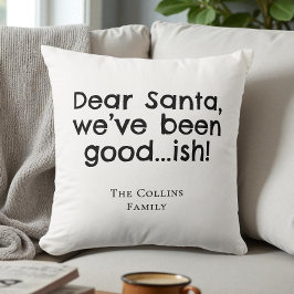 Modern nuny jultomten Black Festive Humor jul Kudde