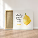 Modern nuny Lemon-Gult, citat Canvastryck<br><div class="desc">Modern nuny Lemon-Gult,  citat</div>