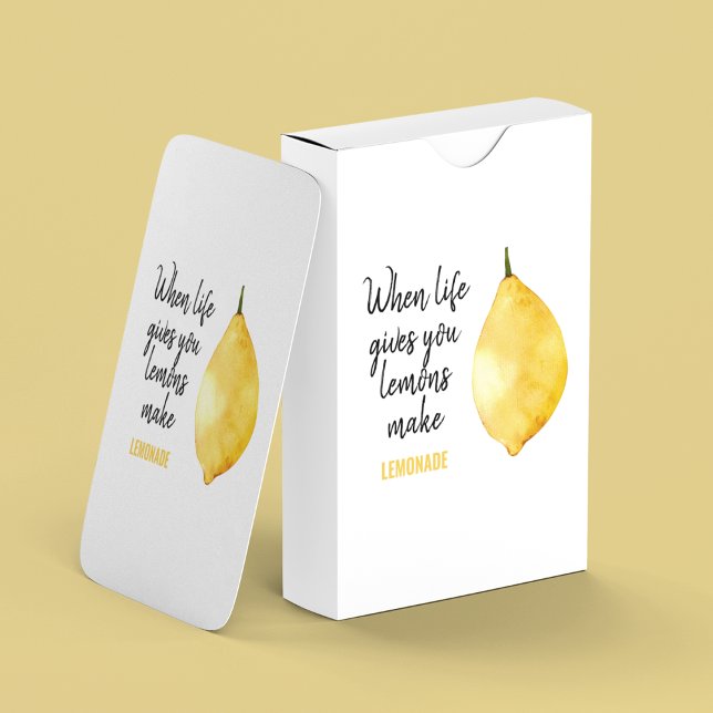 Modern nuny Lemon-Gult, citat Casinokort (Skapare uppladdad)
