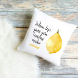 Modern nuny Lemon-Gult, citat Kudde<br><div class="desc">Modern nuny Lemon-Gult,  citat</div>