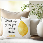 Modern nuny Lemon-Gult, citat Prydnadskudde<br><div class="desc">Modern nuny Lemon-Gult,  citat</div>