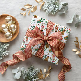 Modern Nutcracker-julklapp Ribbon Music Presentpapper