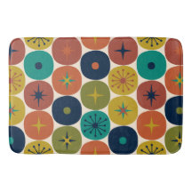 Modern nutida atomteknik i Retro Mönster