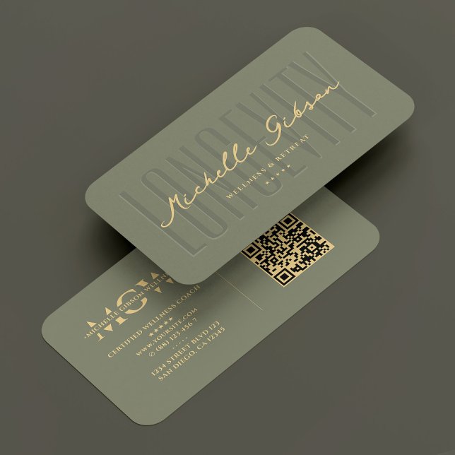 Modern Nutritionist Hälsa Dietitian Sage Visitkort (Modern Nutritionist Wellness Dietitian Sage Business Card
)