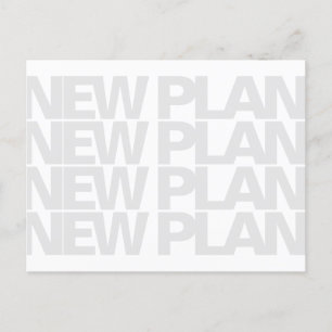 Modern Ny Plan Bröllop Spara Datum Meddelande Vykort