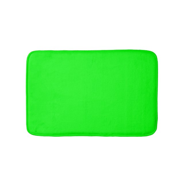 Modern, nyare grönt, skärm, klar, solid coola badrumsmatta (Framsidan)