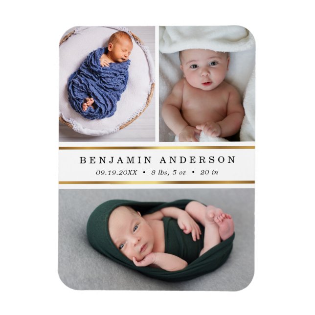 Modern Nyfödd bebis-födelseattentat Magnet (Vertikal)