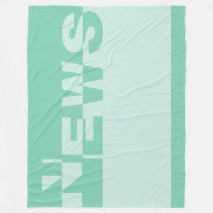 Modern NYWS Banner + din backgr. & idéer Fleecefilt