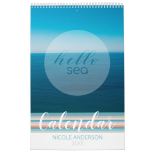 Modern Ocean Quote Calendar Kalender